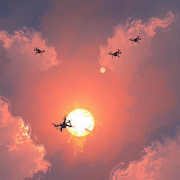 Flight into the Sunset view 2