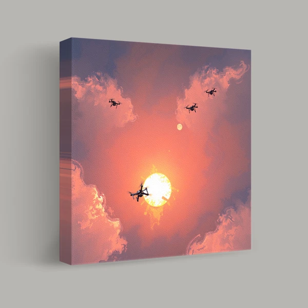 Flight into the Sunset view 1