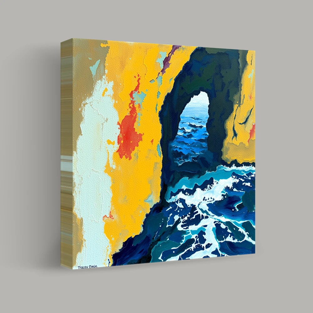 Portal to the Ocean's Heart — canvas