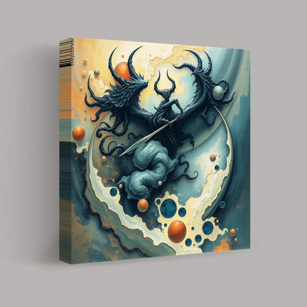 Celestial Guardian's Vigil — canvas