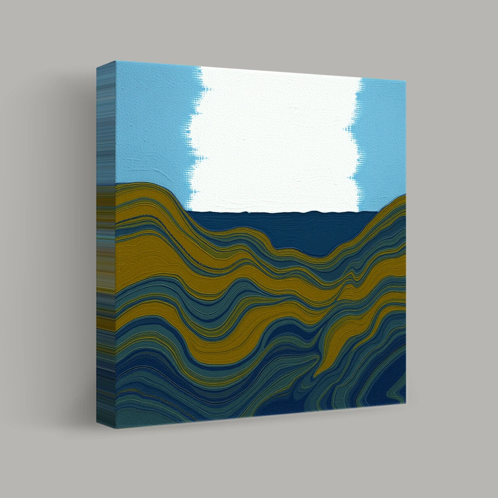 Waves of Texture — canvas