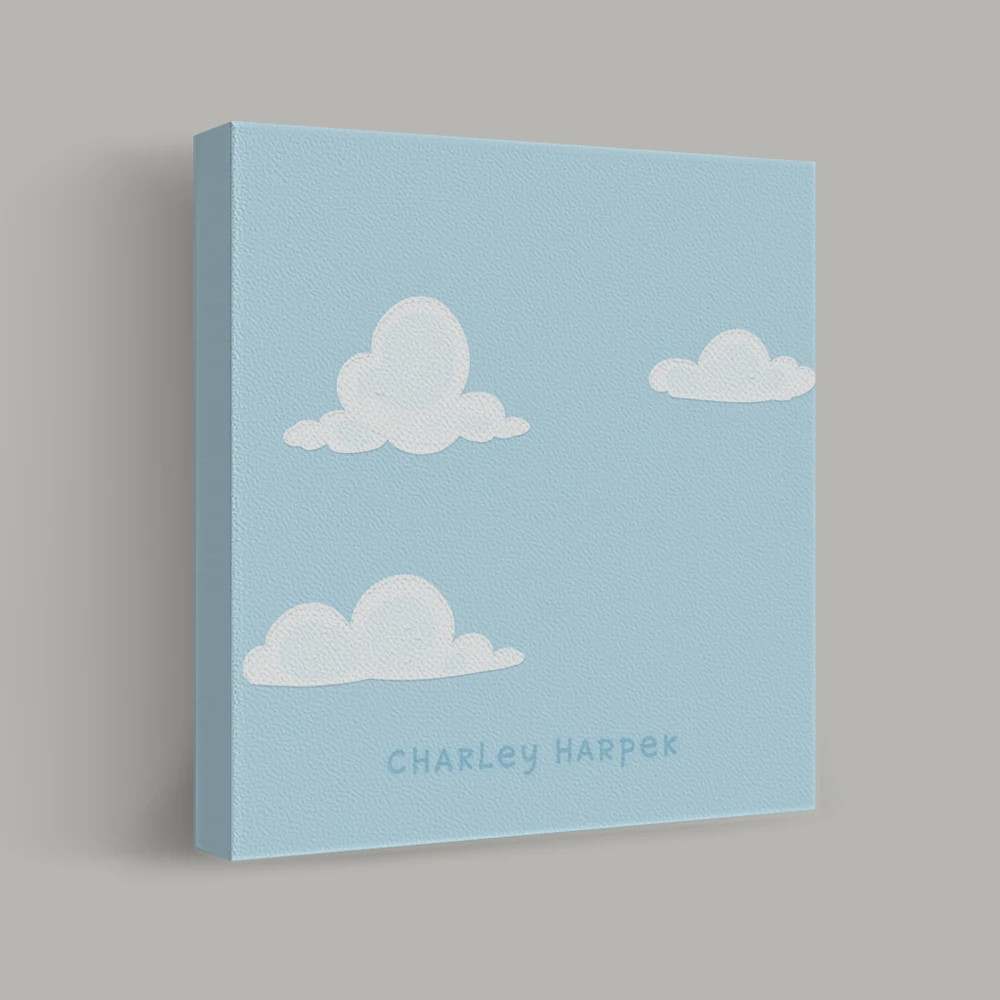 Cotton Dreams in a Blue Sky — canvas