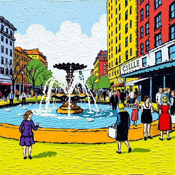 A Day in the Lively Square