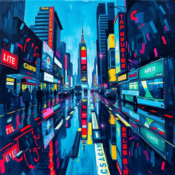 Neon Dreams of the Metropolis