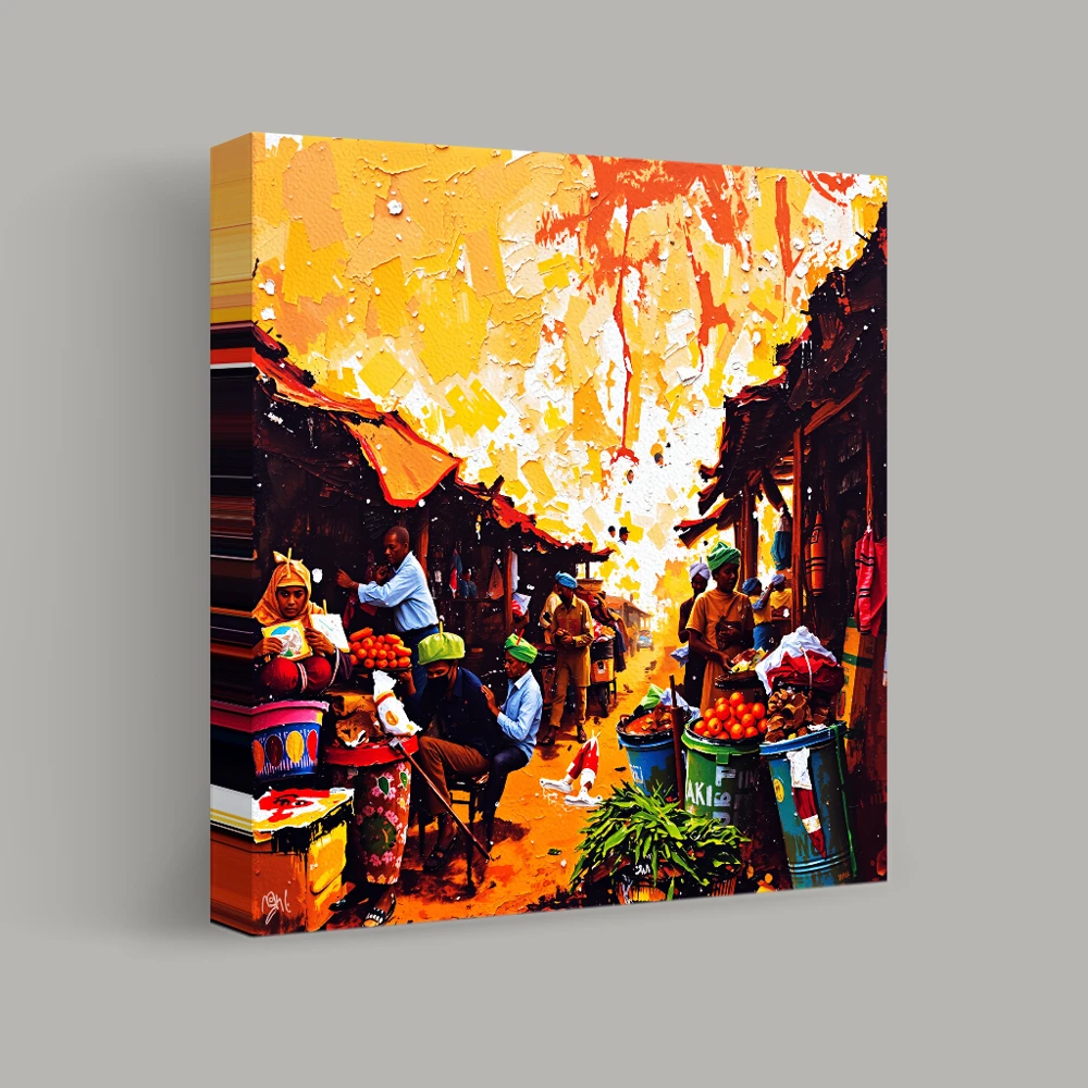 Market Vibrance — canvas