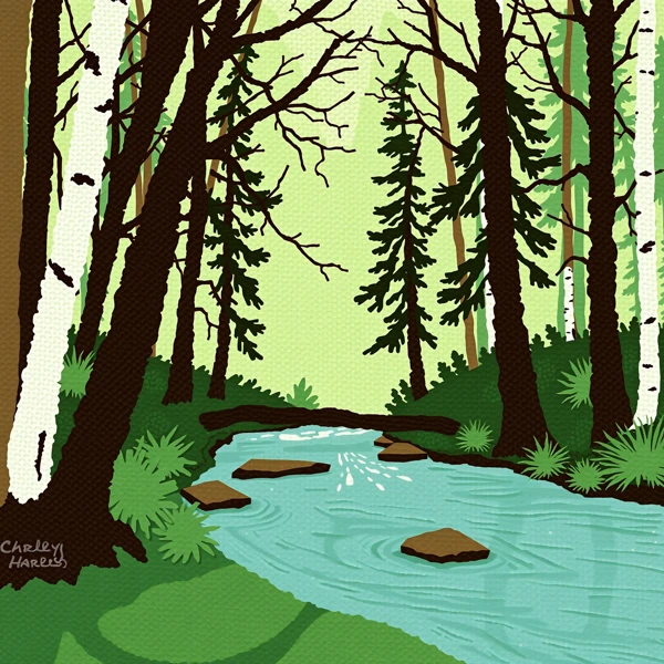 Whispering Pines and Tranquil Waters