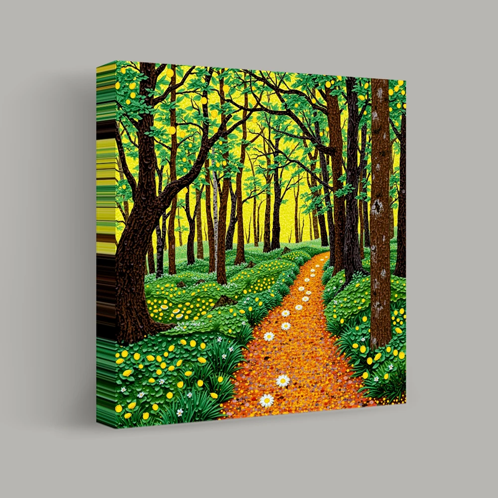 Whispering Woods of Gold — canvas