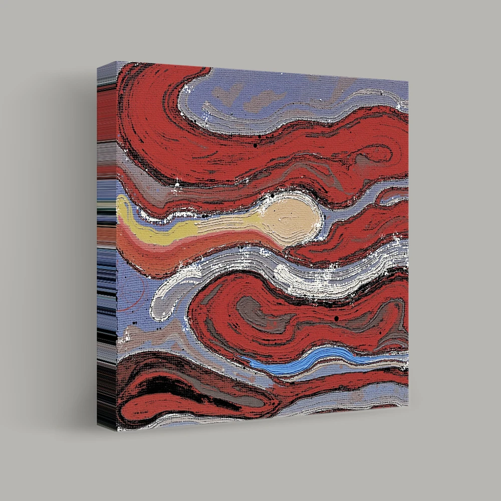 Cosmic Currents — canvas