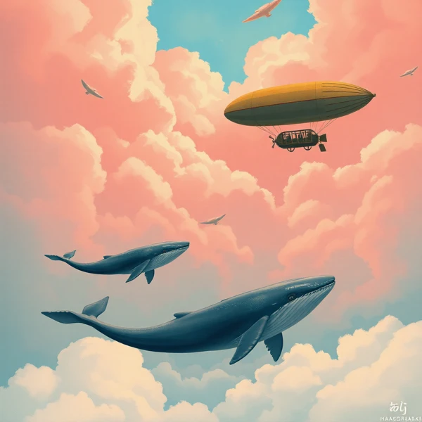 Whales Above the Clouds