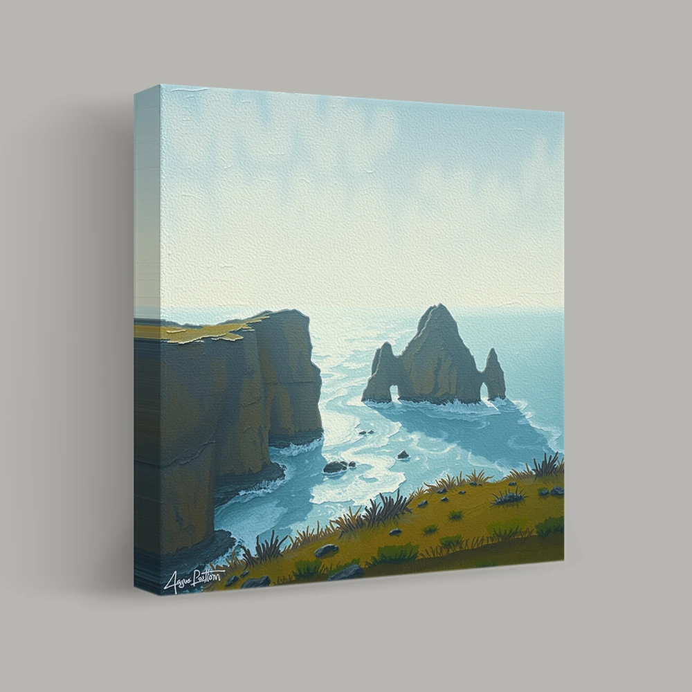 Cliffs of Seabreeze Cove — canvas