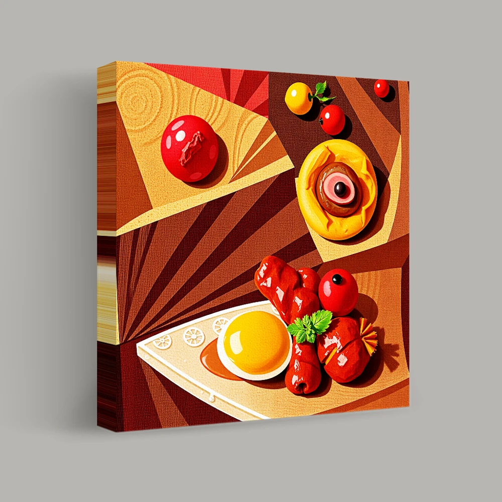 Culinary Kaleidoscope — canvas