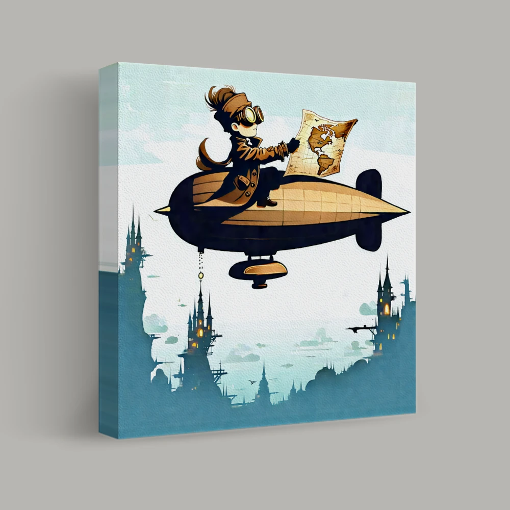 Navigating the Skies of Tomorrow — canvas