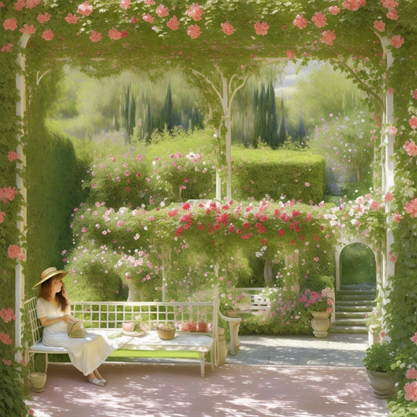 Afternoon in a Secret Garden