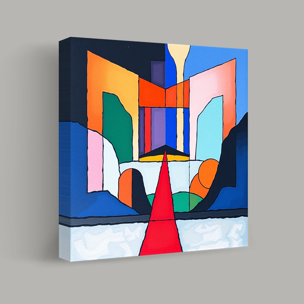 Architectural Composition — canvas