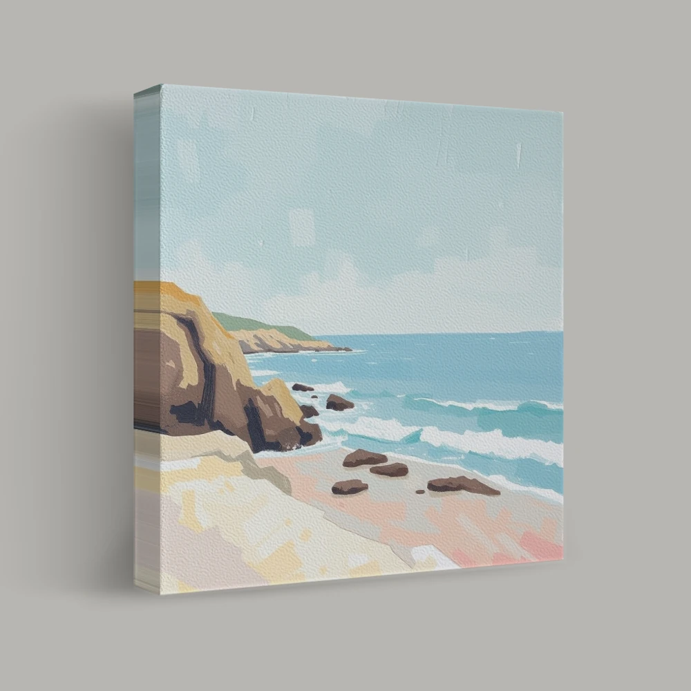 Coastal Serenity Unfolds — canvas