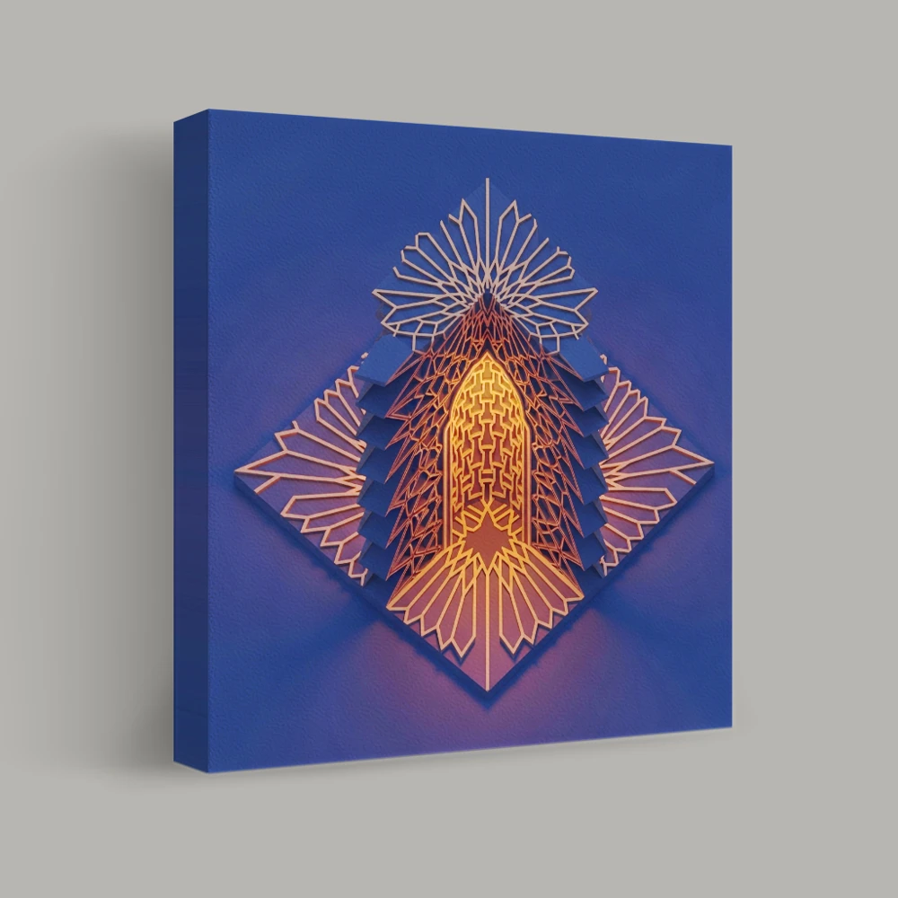 Interwoven Luminescence — canvas