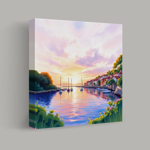 Harbor at Dawn view 1