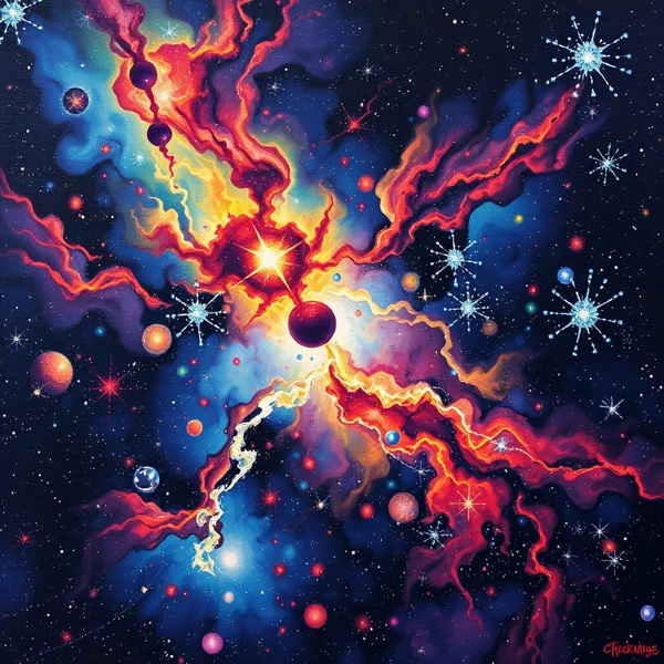 Cosmic Symphony of Colors
