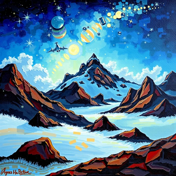 Celestial Symphony Over the Peaks