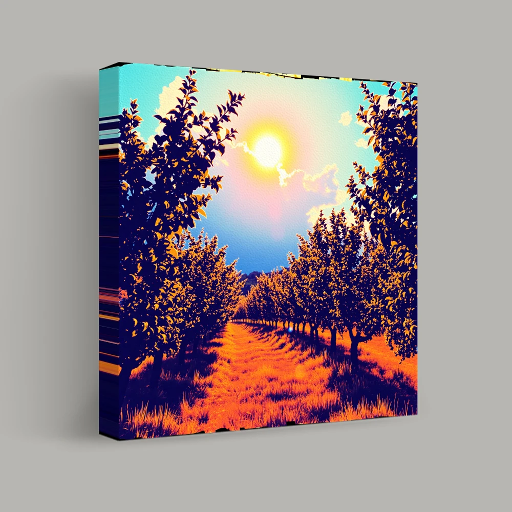 Radiant Orchard Reverie — canvas
