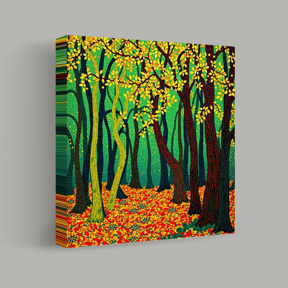 Whispers of the Autumn Canopy — canvas