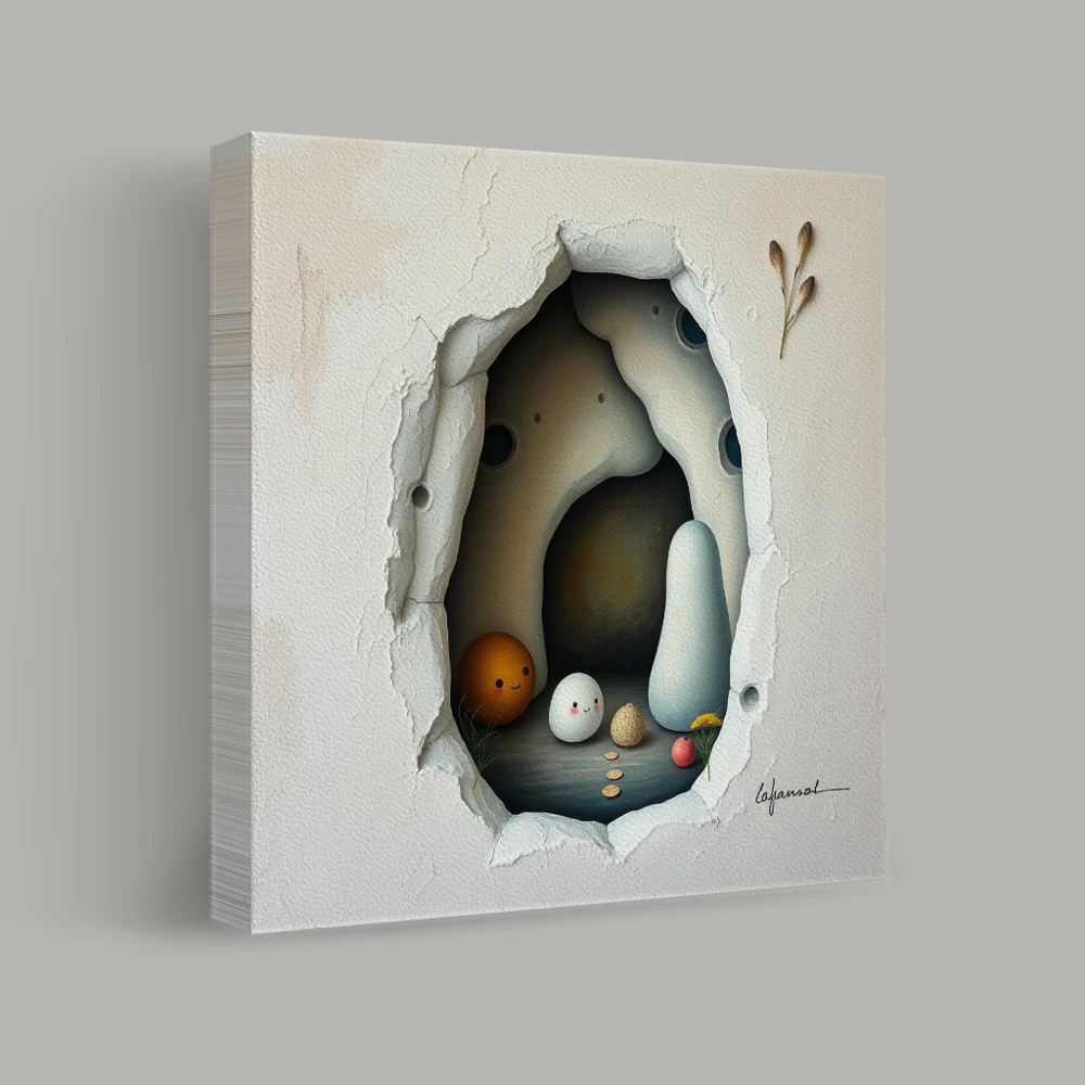 Whispering Caverns of Joy — canvas