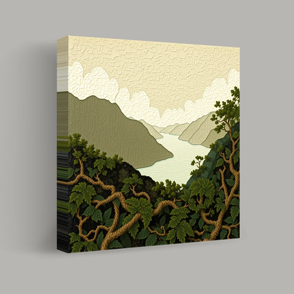 River Valley Tranquility — canvas