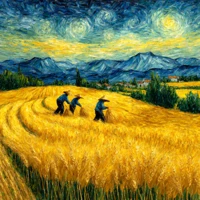 Raccolto sotto cieli stellati miniatura 2
