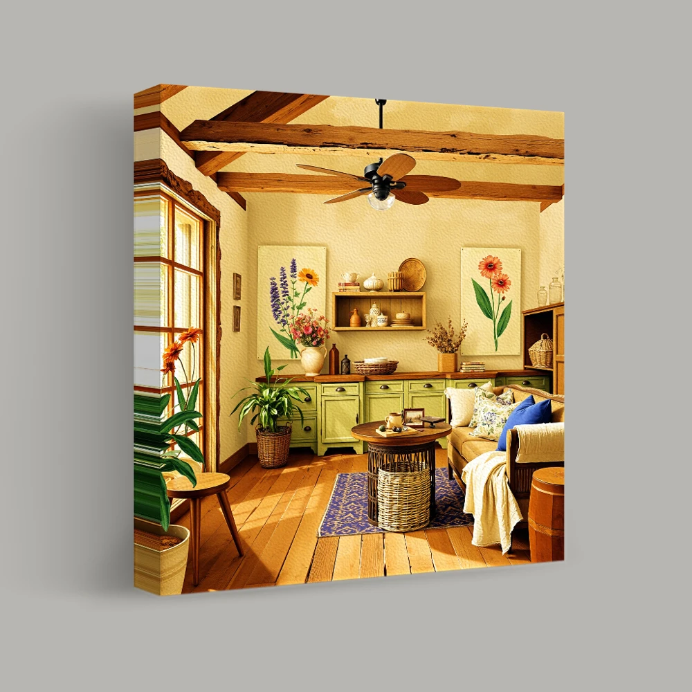 Rustic Serenity — canvas
