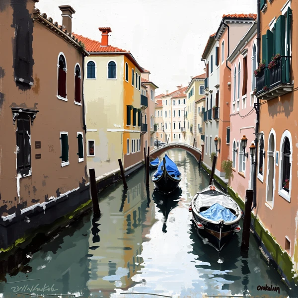 Canals of Colorful Serenity