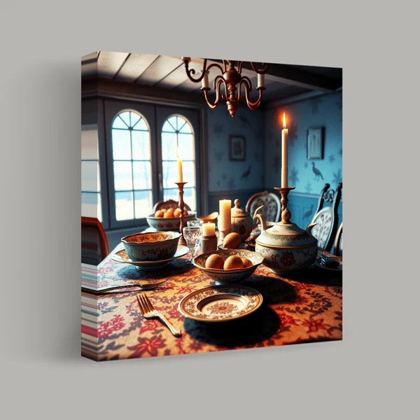Candlelit Dining Table view 1