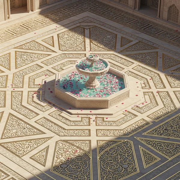 Courtyard of Reflection view 2