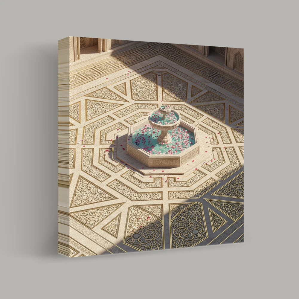 Courtyard of Reflection — canvas