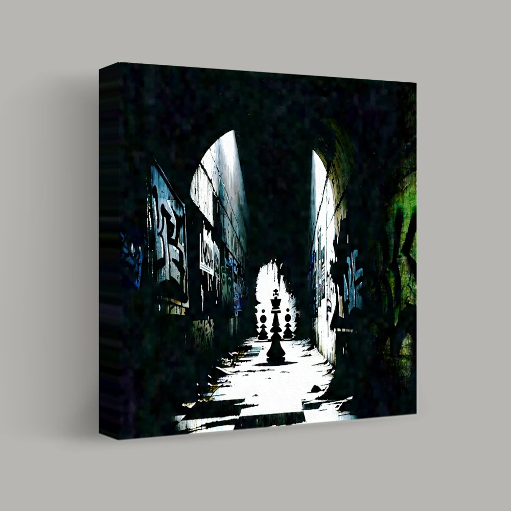Shadows of Strategy — canvas