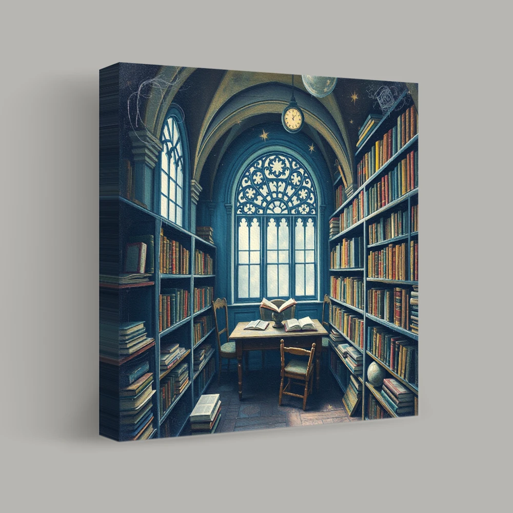 Sanctuary of Starlit Wisdom — canvas