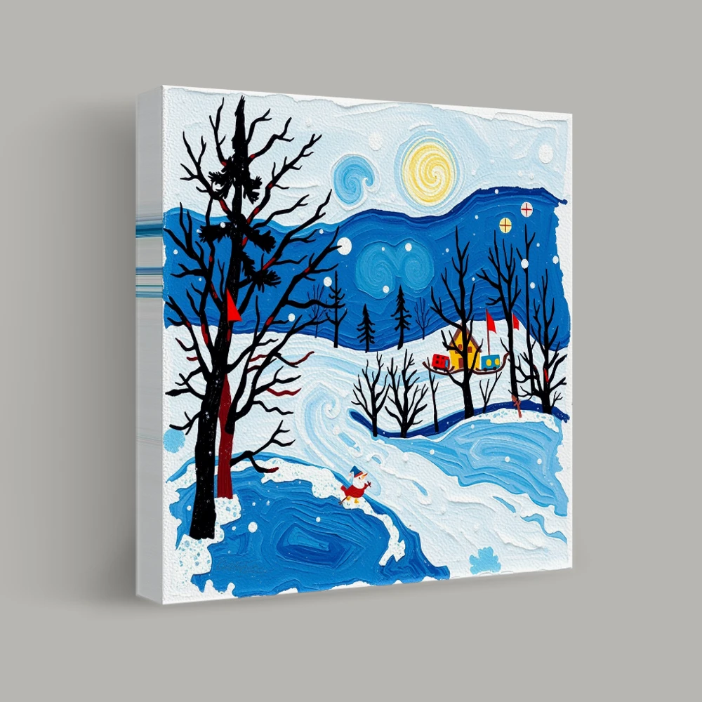 Winter Whirl — canvas