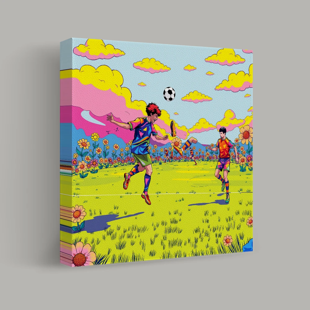 Blooming Match — canvas