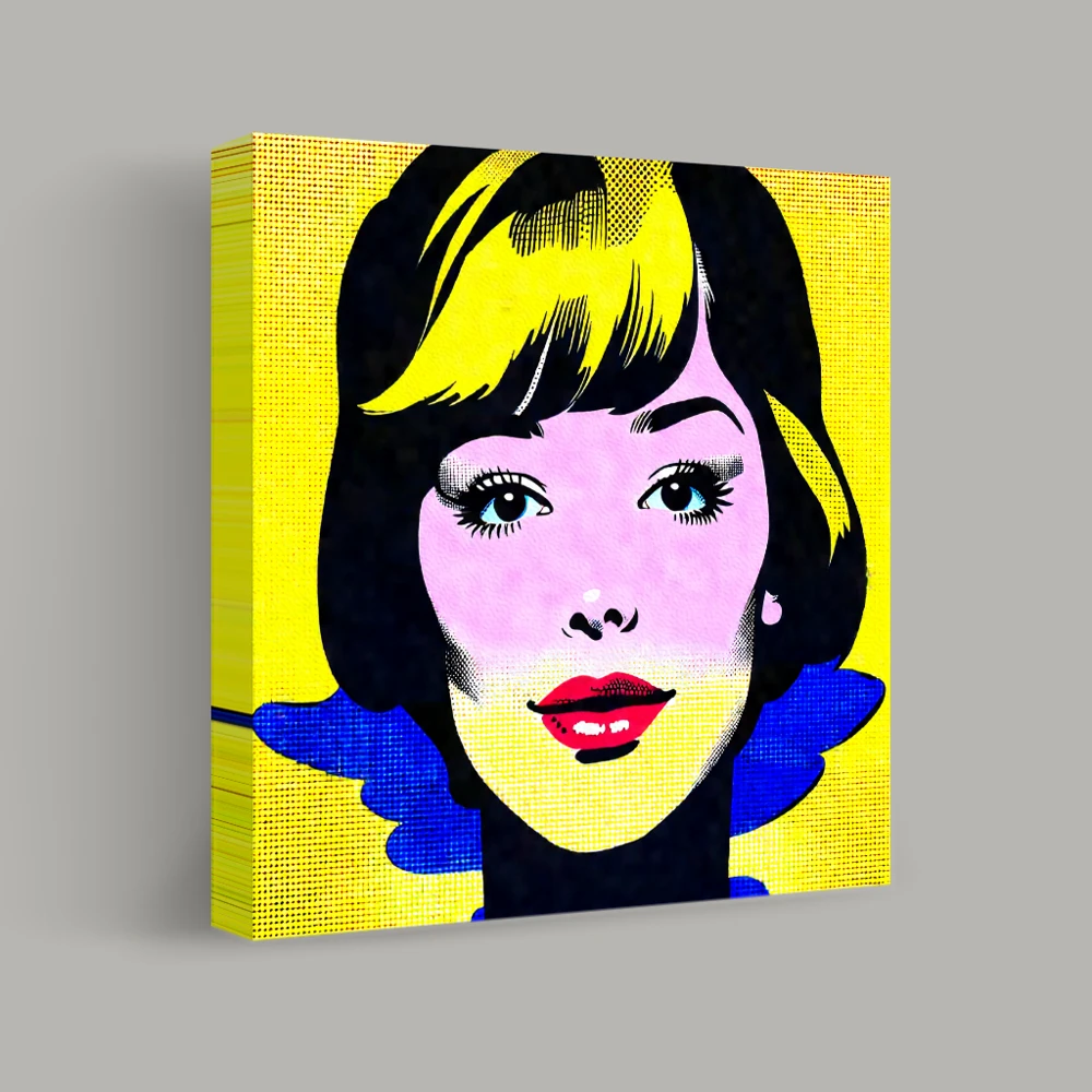 Vibrant Visage — canvas