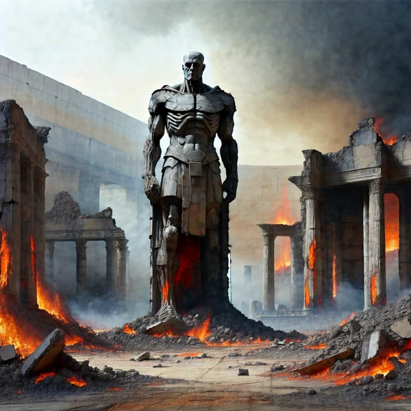 Titan Amidst the Ruins view 2