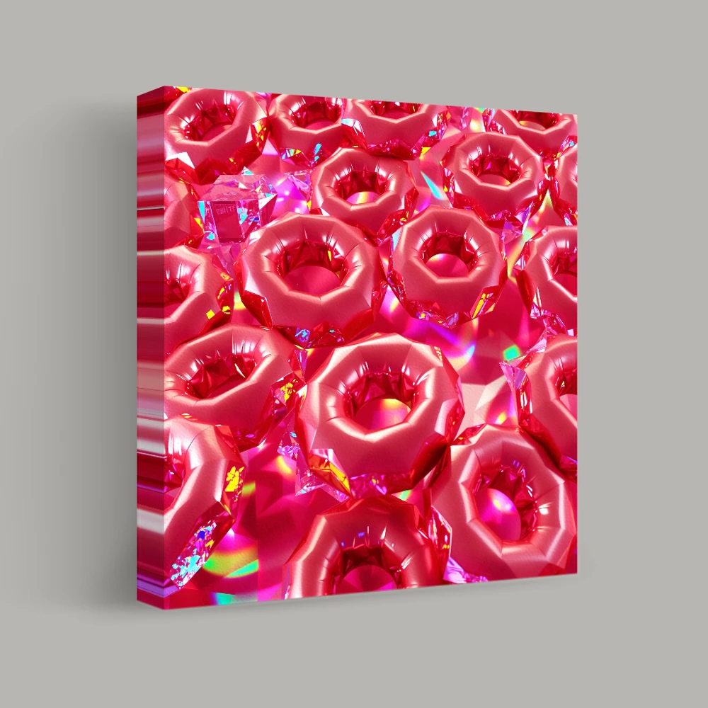 Crystalline Confection — canvas
