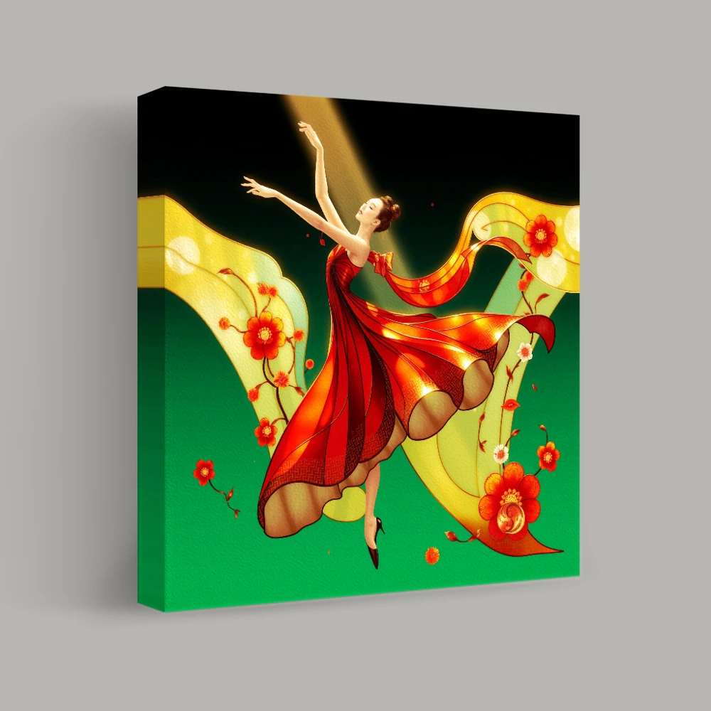 Ecliptic Lilt — canvas