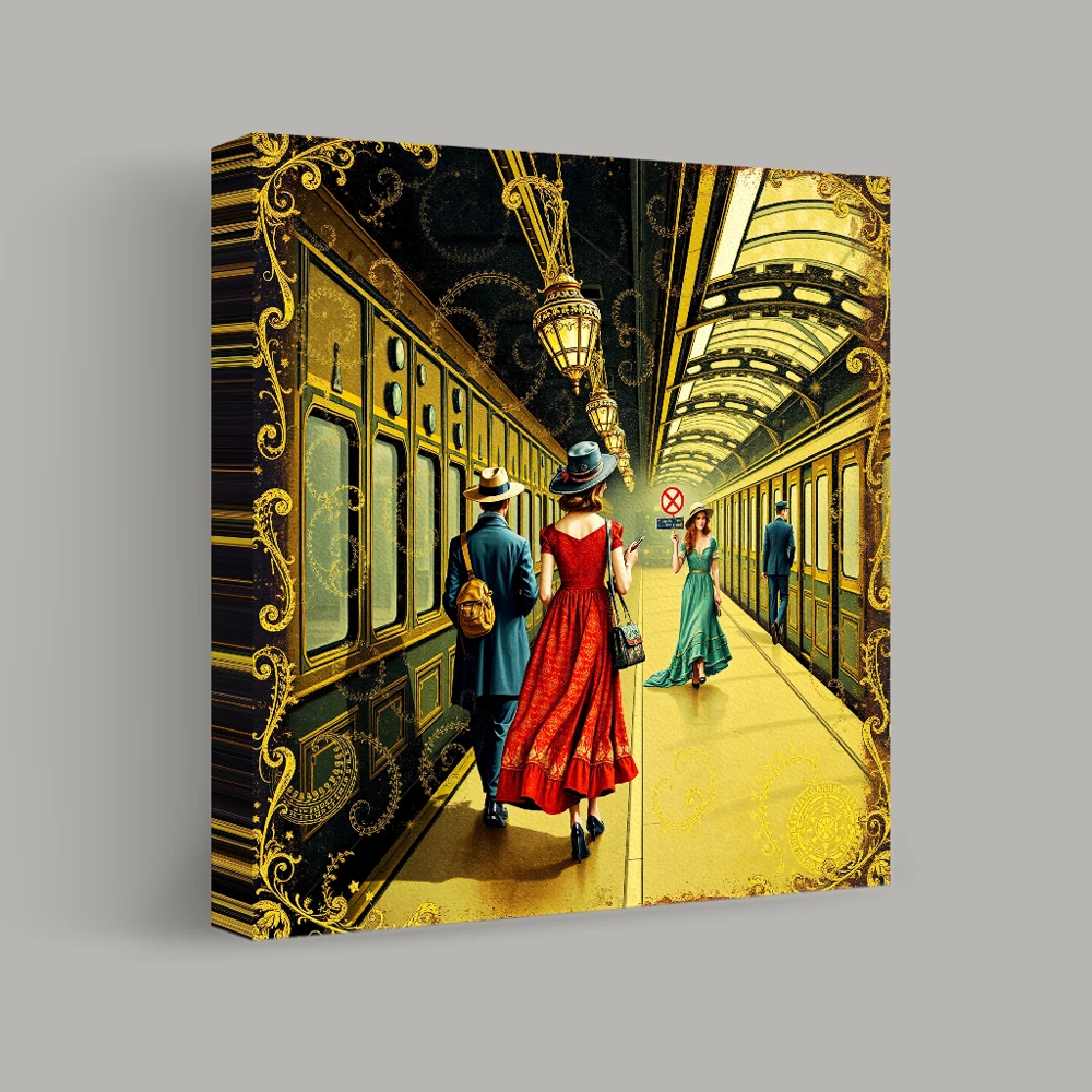 Elegance on the Underground — canvas