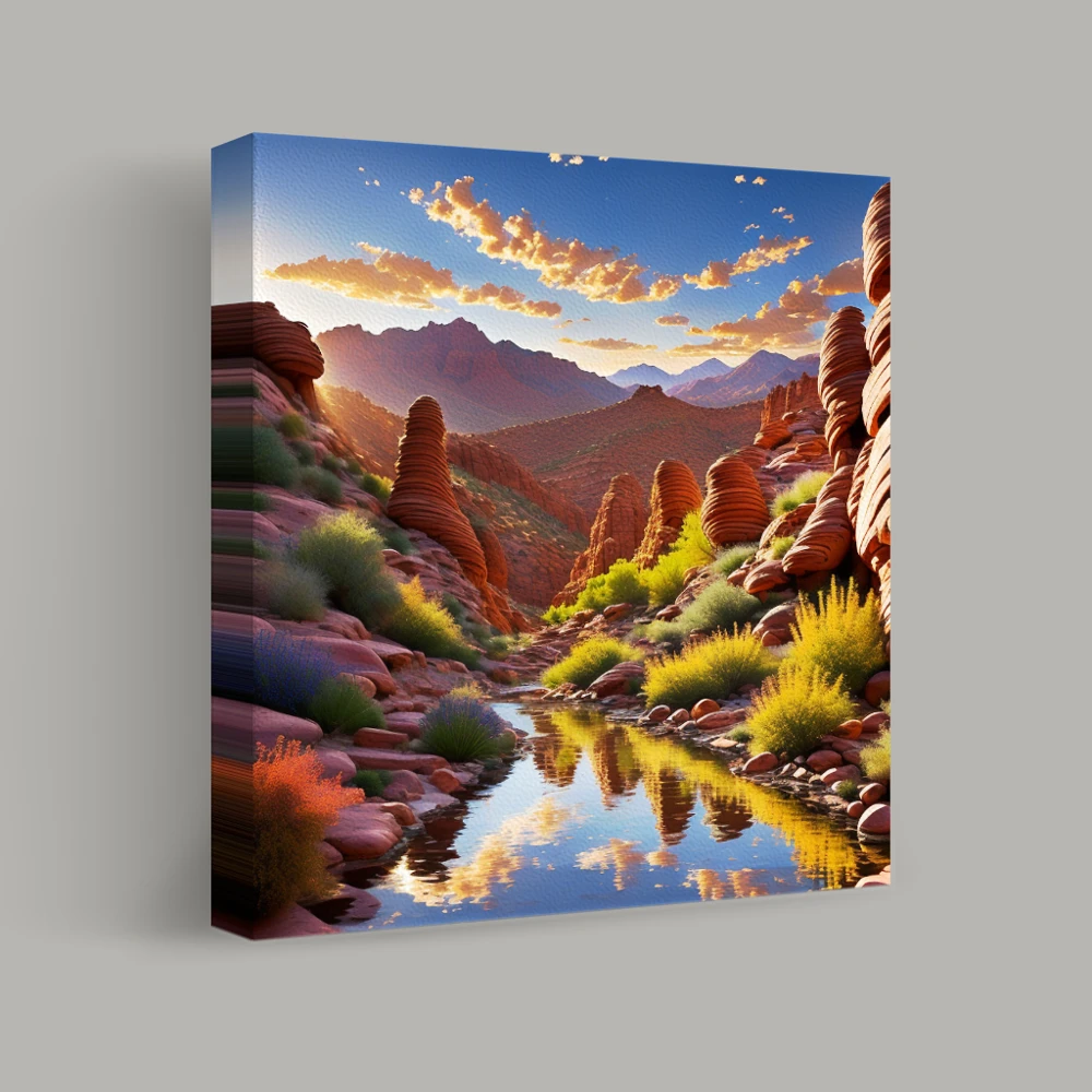 Echoes of the Desert Dawn — canvas