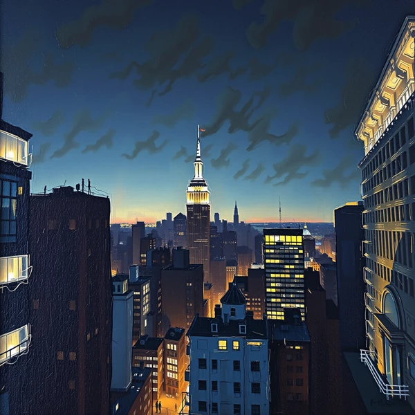 Twilight Over Manhattan