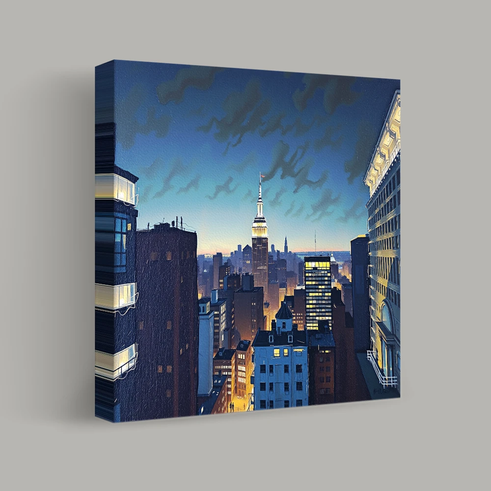 Twilight Over Manhattan — canvas