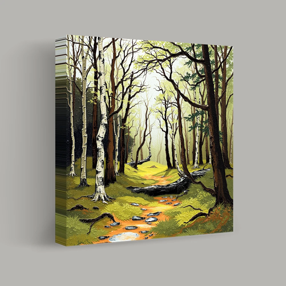 Forest of Whispering Light — canvas
