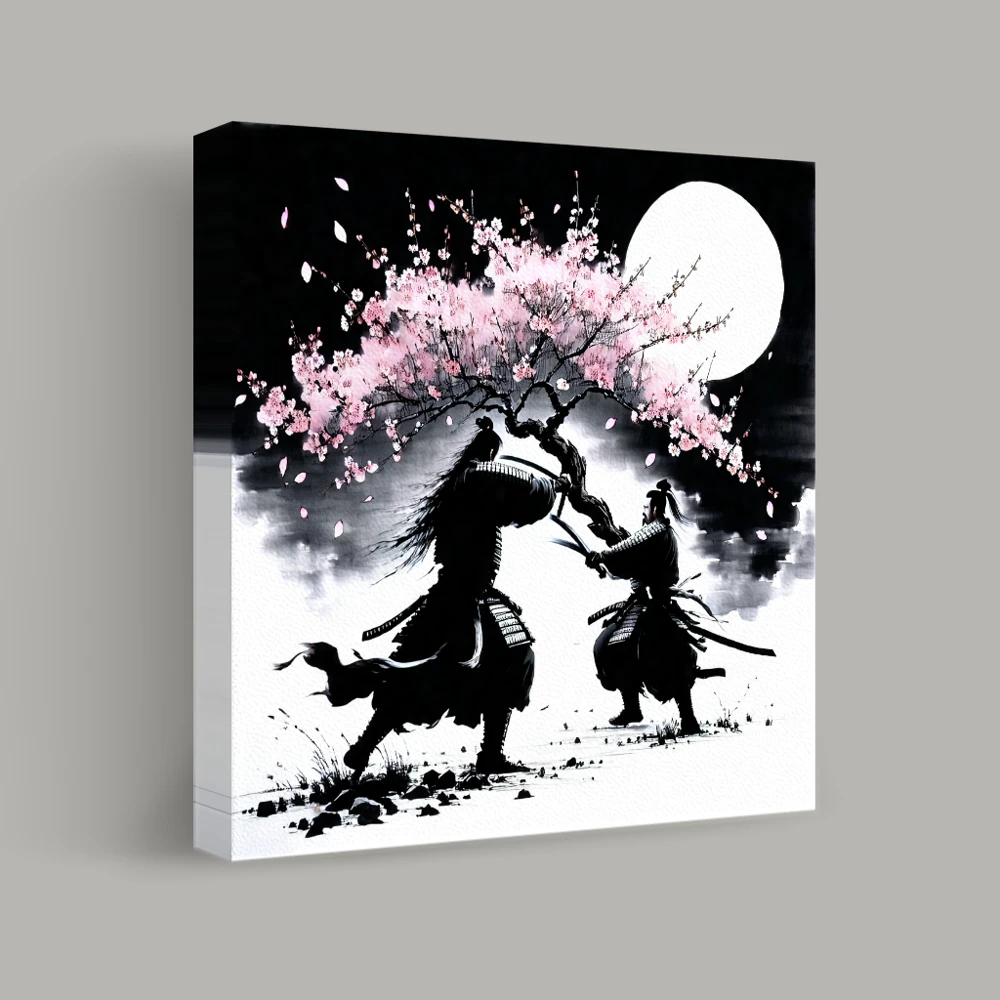 Under the Cherry Blossom Moon — canvas