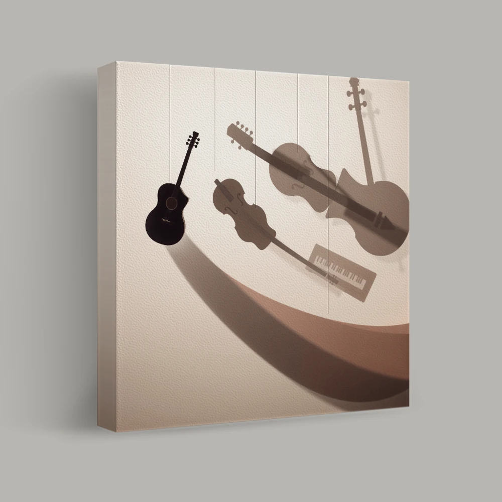 Harmonic Silhouettes — canvas