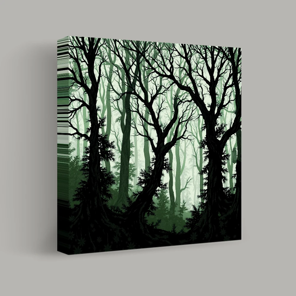 Shadows of the Enchanted Grove — canvas