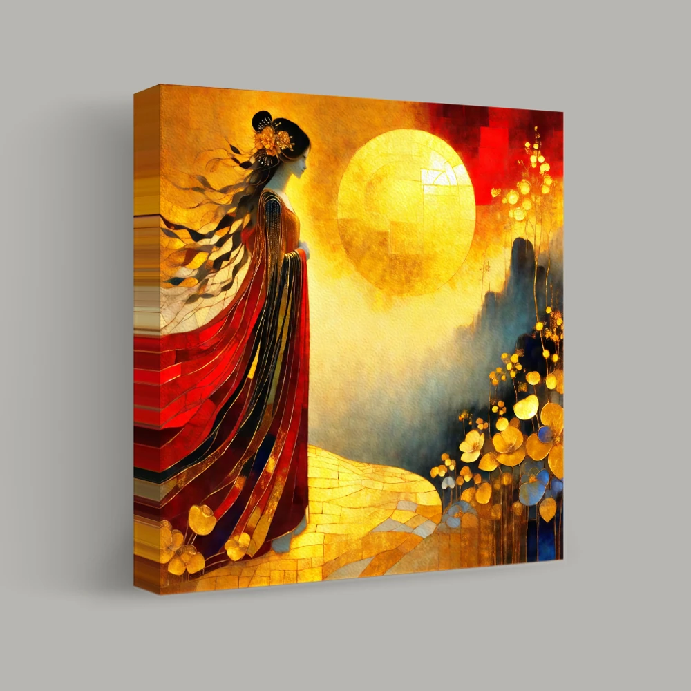 Enigmatic Sunset Reverie — canvas